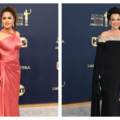 Salma Hayek Has Wardrobe Malfunction With Fran Drescher at SAG Awards