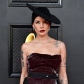 Halsey Rocks 2022 GRAMMYs Red Carpet Just Days After Having Surgery