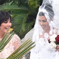 Kourtney Kardashian Is a Vision in Short White Wedding Dress: Pics