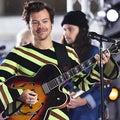 Harry Styles Performs in the Rain as Fans Flood Rockefeller Center