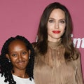 Watch Angelina Jolie's Electric Slide at Zahara's College Send-Off