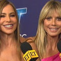 Heidi Klum and Sofia Vergara Twin at ‘America’s Got Talent’ Taping