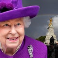 Rainbow Shines on Westminster Palace Eve of Queen Elizabeth's Funeral