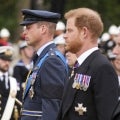 Prince Harry Joins Prince William for Queen Elizabeth II's Funeral