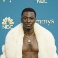 Jerrod Carmichael Reveals Why He's Shirtless & in a Fur Coat at Emmys