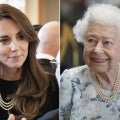 Kate Middleton Wears Queen Elizabeth's Pearl Necklace at Palace Lunch