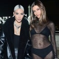 Kim Kardashian Poses With Hailey Bieber After Kanye West's Slams Her