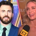 Emily Blunt on How Chris Evans Felt About 'Sexiest Man Alive' Title