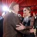 Lady Gaga Kisses Brendan Gleeson on 2023 Oscars Red Carpet