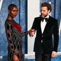 Joshua Jackson Gazes at Jodie Turner-Smith on Oscars Party Carpet