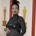 Pregnant Rihanna Attends Beyonce and JAY-Z's Oscars After-Party in Sequin Crop Top