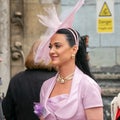 Katy Perry Looks Pretty in Purple for the Coronation: PICS