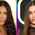 Kim Kardashian & Hailey Bieber on If They've Joined the Mile High Club