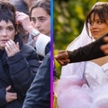 Jenna Ortega and Winona Ryder Film 'Beetlejuice 2' Wedding Scenes