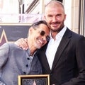 David Beckham Surprises Marc Anthony at His Hollywood Walk of Fame Ceremony (Exclusive) 