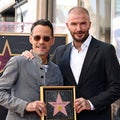 Marc Anthony Reacts to David Beckham's Walk of Fame Ceremony Surprise