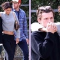 Tom Holland Sweetly Kisses Zendaya's Hand During Stroll Through London