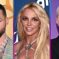 See Britney Spears Embrace J Balvin at Dinner With Maluma in NYC 