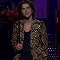 Timothée Chalamet Raps About His 'Baby Face' in 'SNL' Monologue