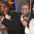 Mark Ruffalo and Ramy Youssef Explain Kiss After 'Poor Things' Golden Globe Win (Exclusive) 