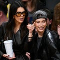 Kendall Jenner and Hailey Bieber Have Girls Night Sitting Courtside