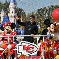 Patrick Mahomes Celebrates Super Bowl Win With Family at Disneyland