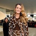 Blake Lively Steps Out in Animal Print at New York Fashion Week 