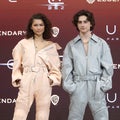 Zendaya and Timothée Chalamet Have Twinning Moment at 'Dune 2' Event