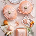 Le Creuset Launches Pêche Collection Just in Time for Mother's Day