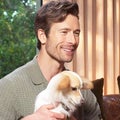 Glen Powell Shares Shirtless Thirst Trap Selfie With Dog Brisket