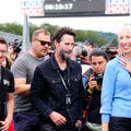 Keanu Reeves and Alexandra Grant Enjoy Motorcycle Race in Germany