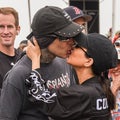 Kourtney Kardashian Kisses Travis Barker After He Completes 5K Race