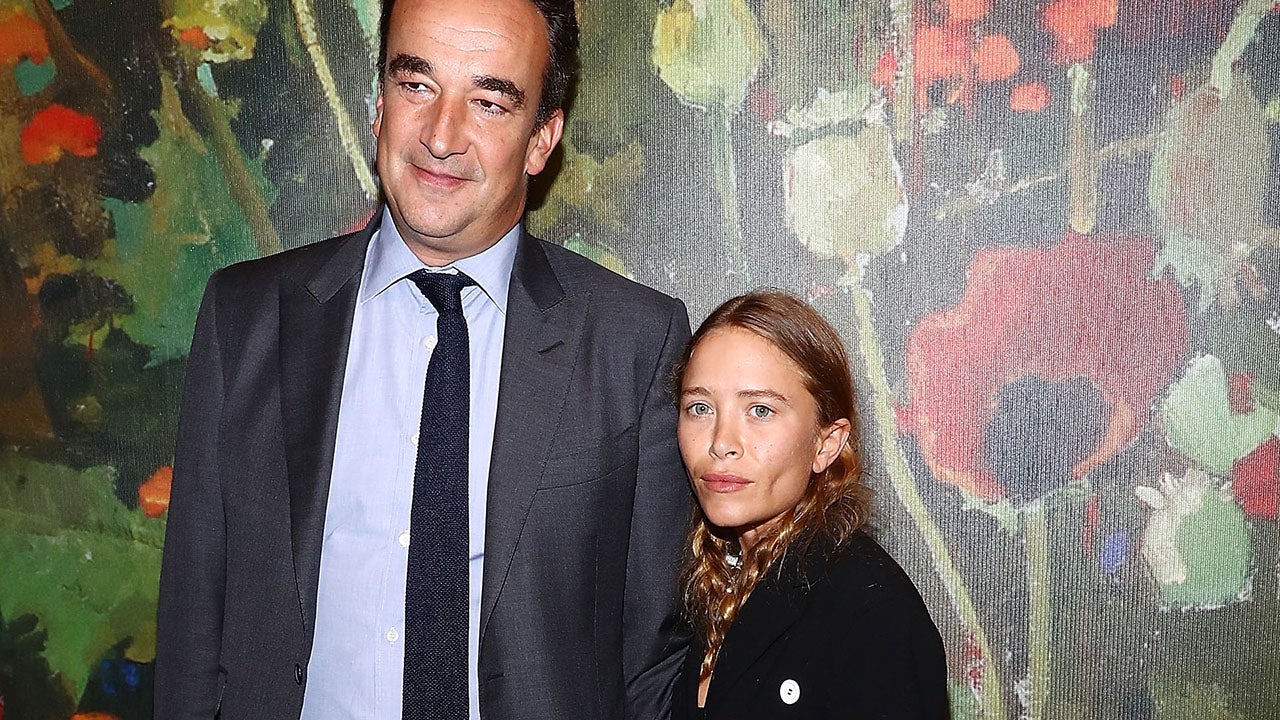 Mary-Kate Olsen Poses With Husband Olivier Sarkozy in Rare Public Appearance at Nude Art Party Entertainment Tonight picture