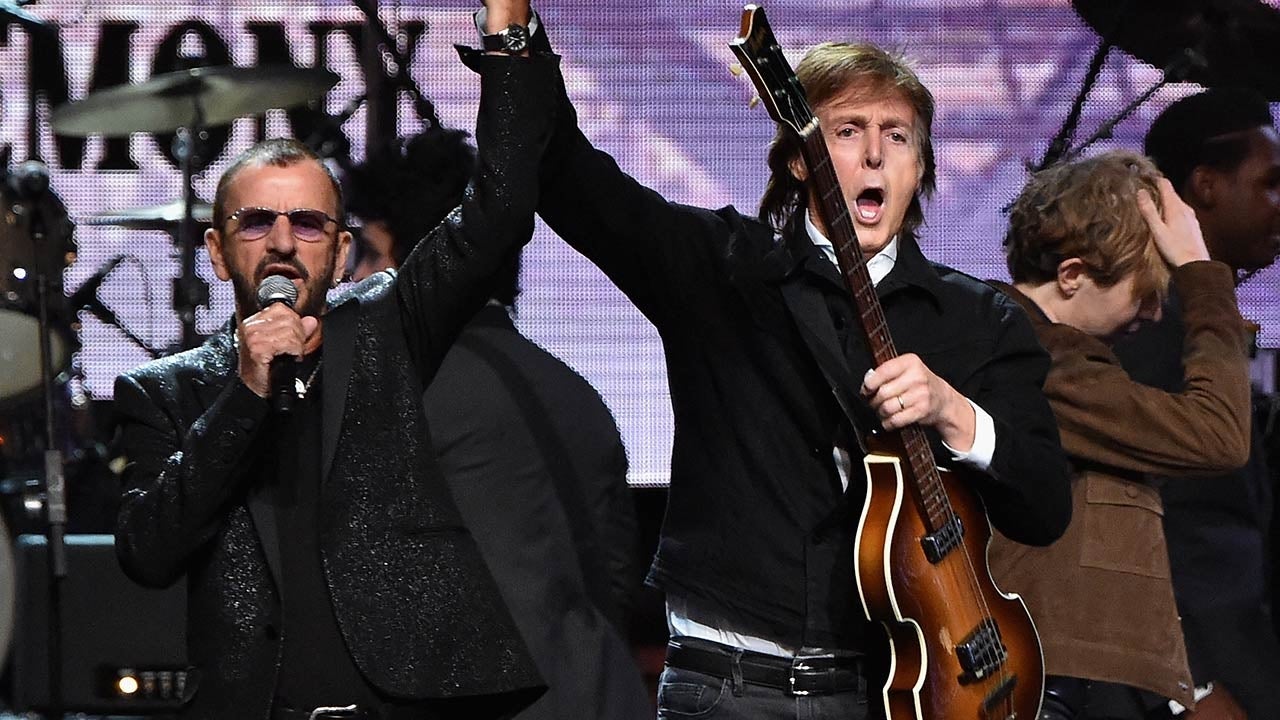 Ringo Starr surprises crowd at Paul McCartney's Dodger Stadium show