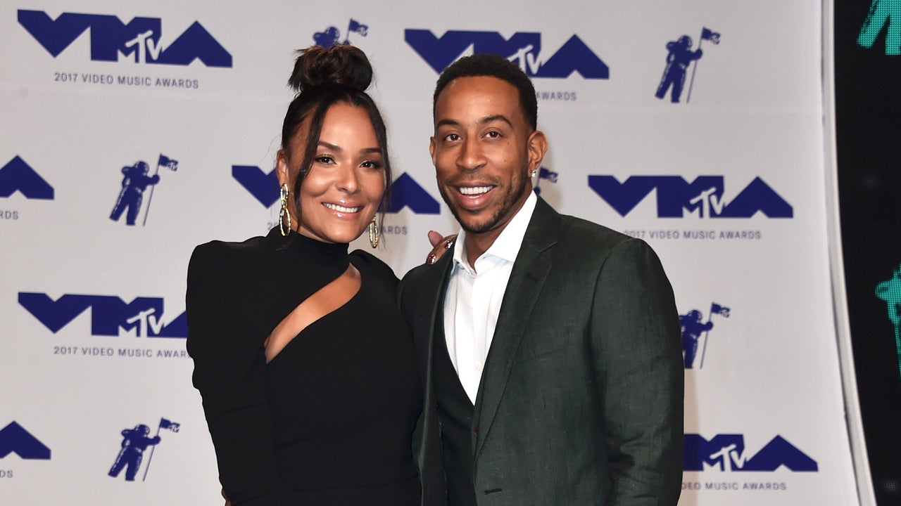 Eudoxie Mbouguiengue and Ludacris at 2017 VMAs