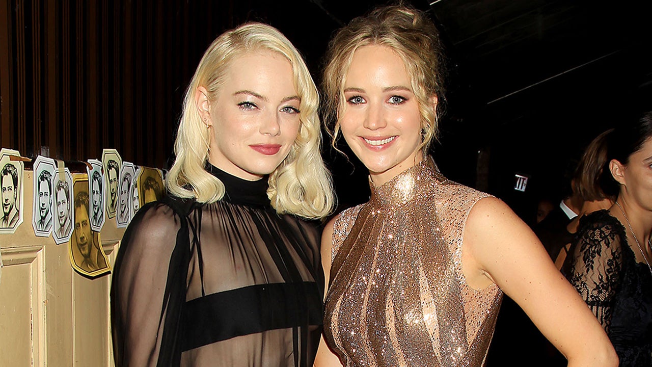 Emma Stone and Jennifer Lawrence reunite