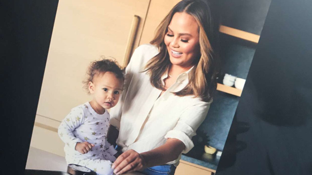 Chrissy Teigen and Luna model for 'Cravings 2'