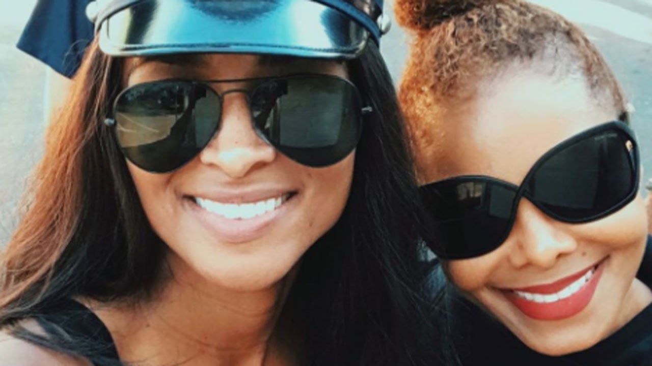 Ciara and Janet Jackson at Disneyland