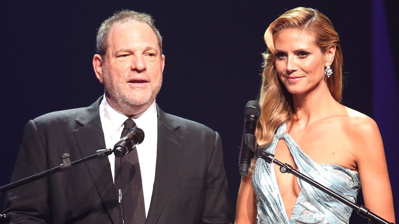 Heidi Klum and Harvey Weinstein