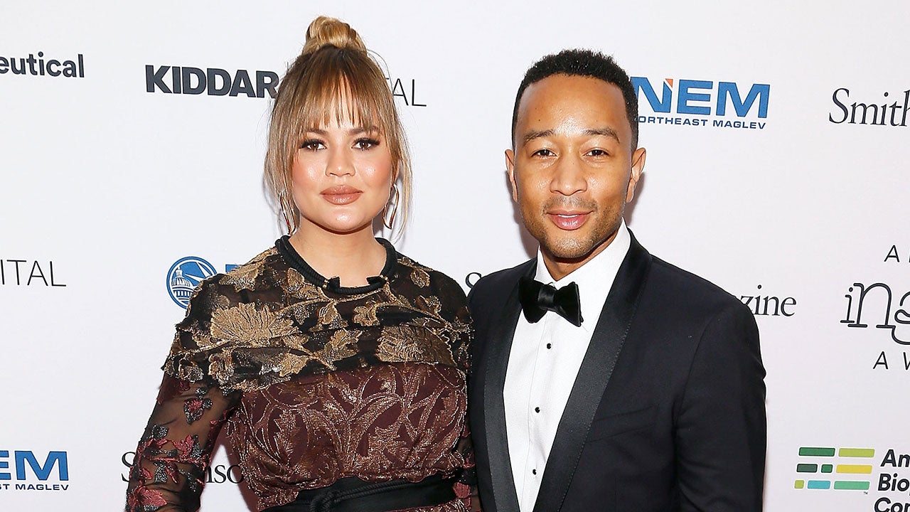 Chrissy Teigen and John Legend in DC