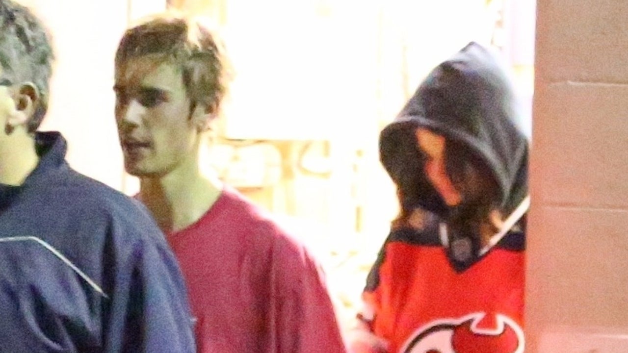 Selena Gomez Watched Justin Bieber Play Hockey
