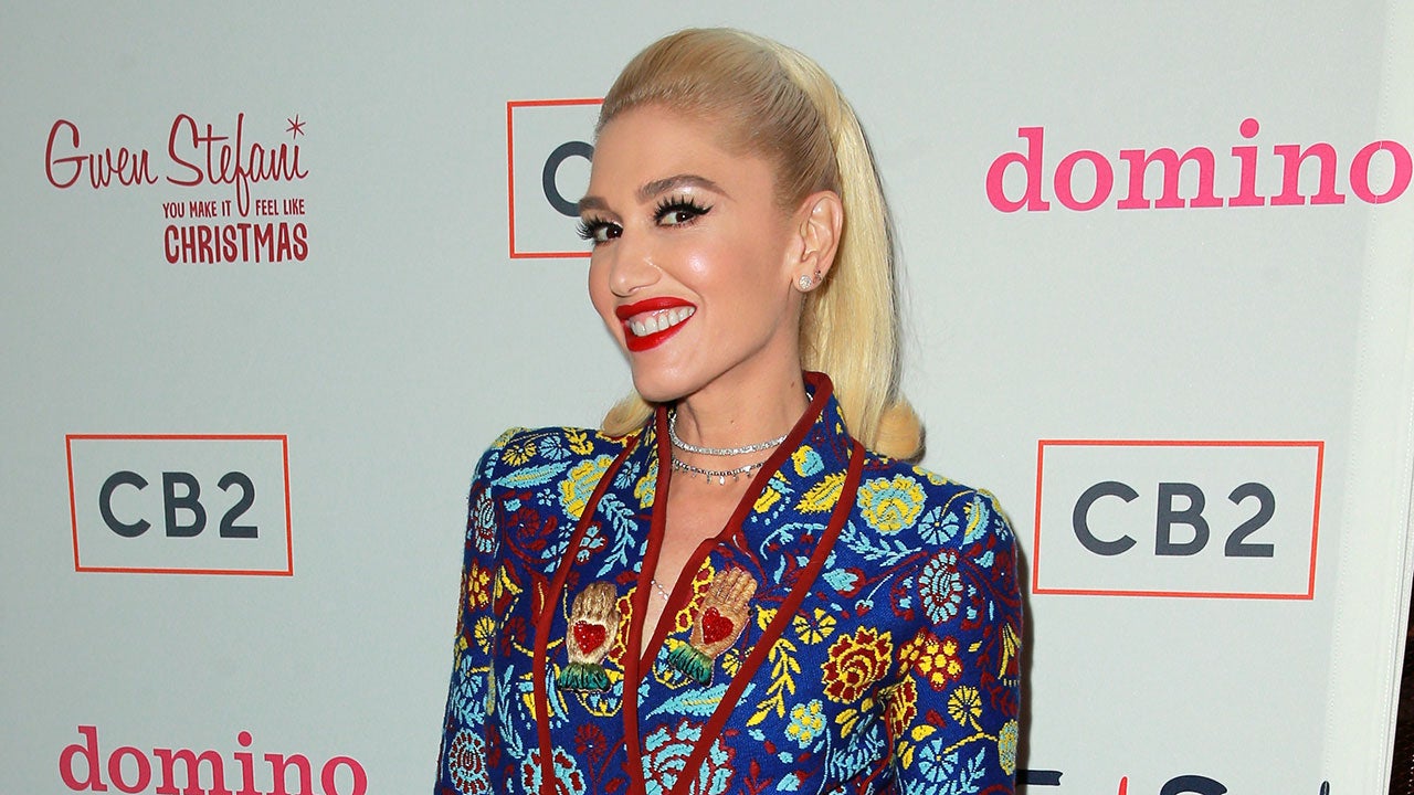 Gwen Stefani at holiday pop-up event