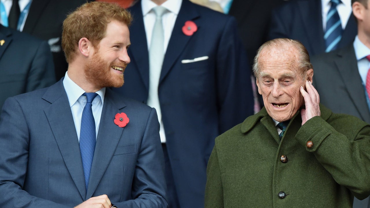 Prince Harry, Prince Phillip tennis game