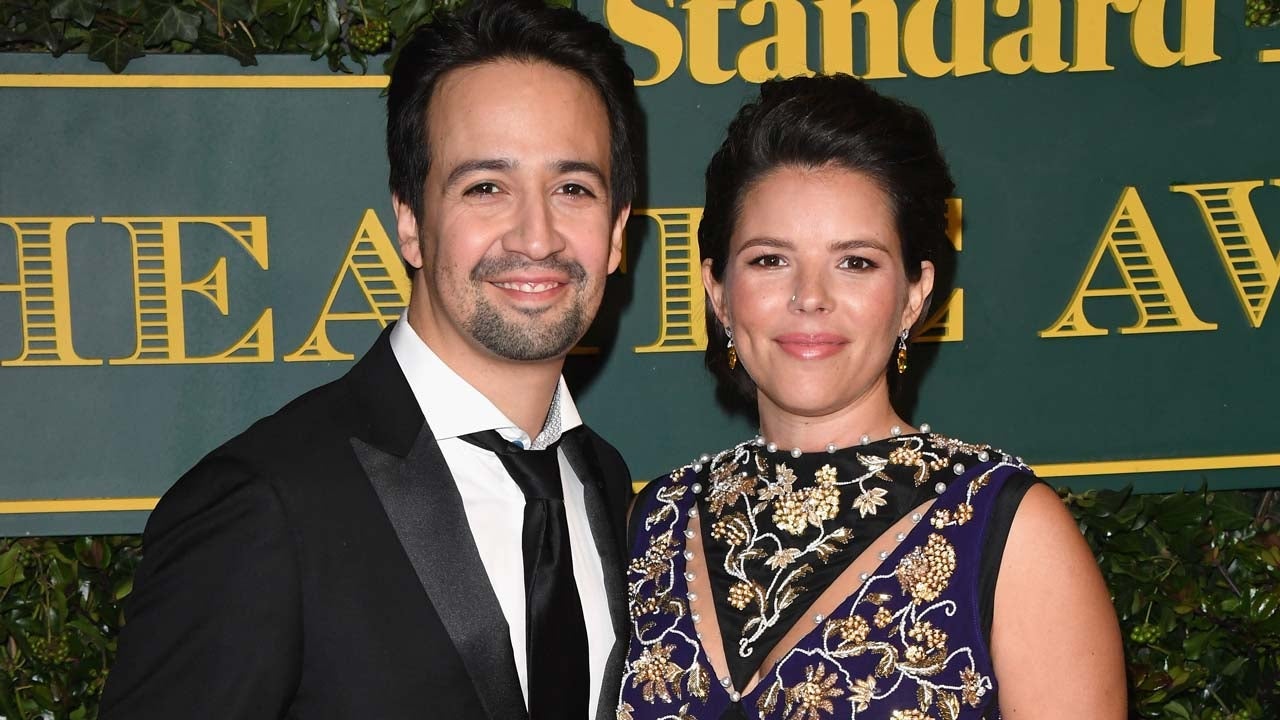 Lin-Manuel Miranda and Wife Vanessa Nadal at the 2017 London Evening Standard Theatre Awards at the Theatre Royal