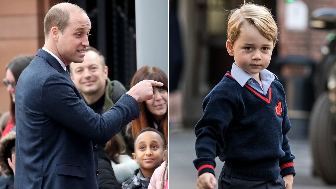 Prince William talks Prince George