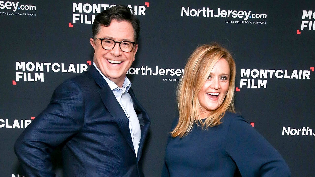 Stephen Colbert and Samantha Bee