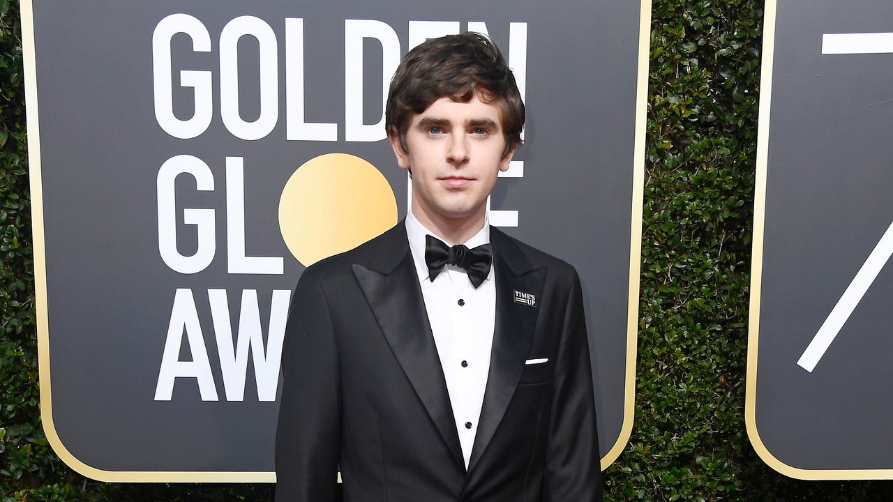 Freddie Highmore at 2018 Golden Globes