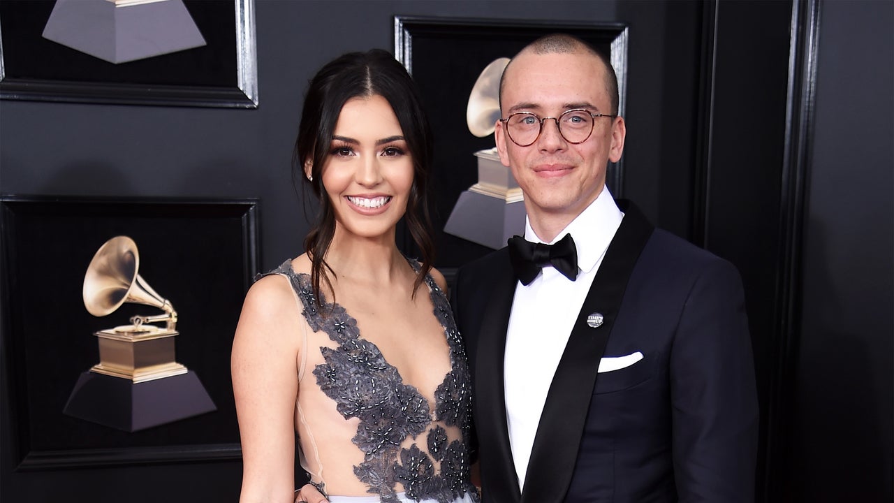 Jessica Andrea and Logic at 2018 GRAMMYs