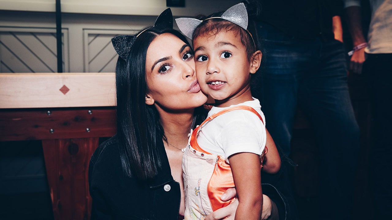 Kim Kardashian and North West