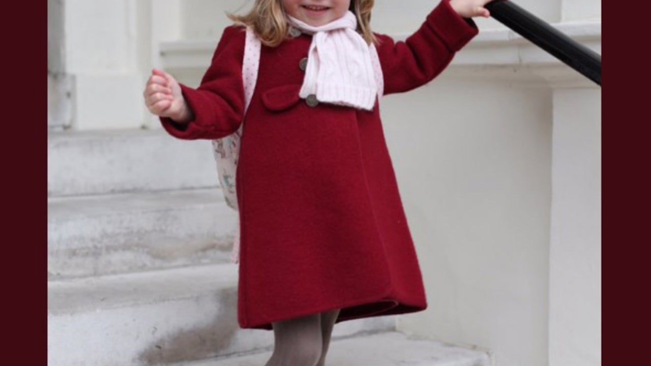 Princess charlotte red outlet dress